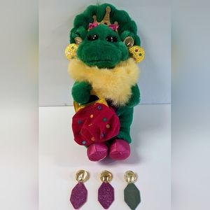 Princess Baby Bop Plush w/ Purse Vintage 2000 Lyons Barney Animal Toy Dinosaur